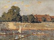 Alfred Sisley Regatta at Hampton Court oil on canvas